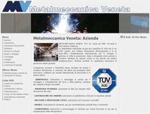 Tablet Screenshot of metalmeccanica.it